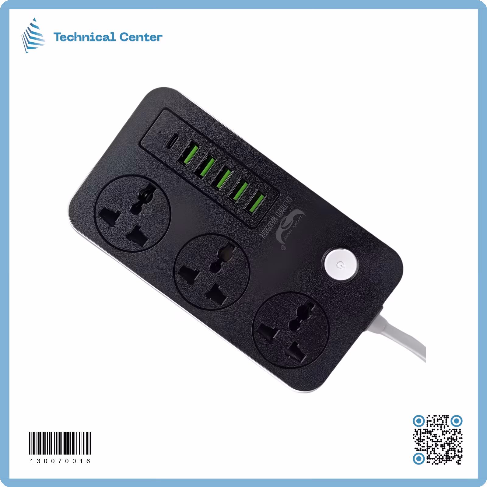 سيار 2م (3 تقسيم+6 USB+سويج)B 36