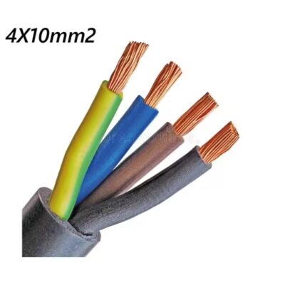 كيبل ابيض شعري(4X10mm2) (م)