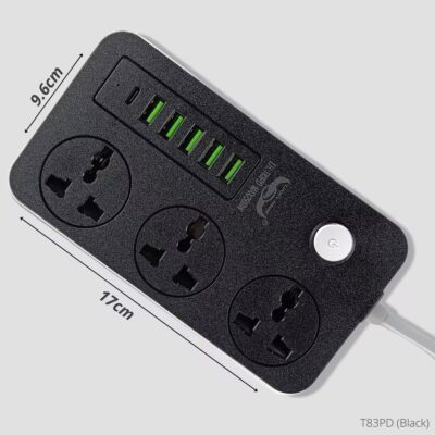 سيار 2م   (3 تقسيم+6 USB+سويج)B 36
