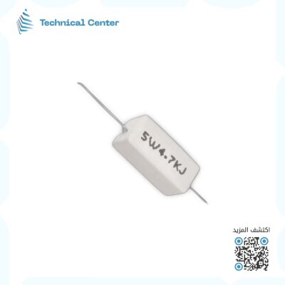 5W 4.7Ω مقاومة خزفية