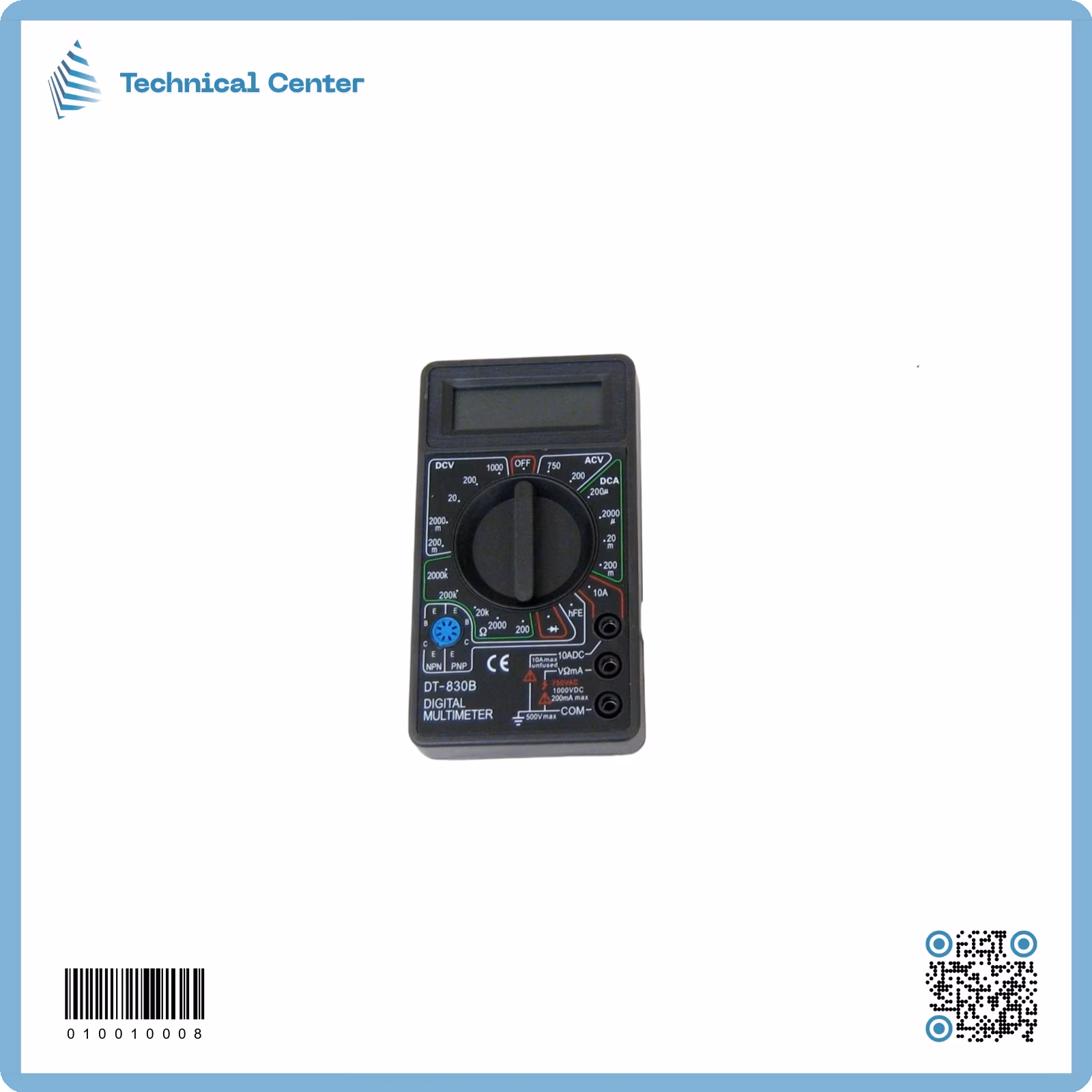 آفوميتر رقمي  DT830B