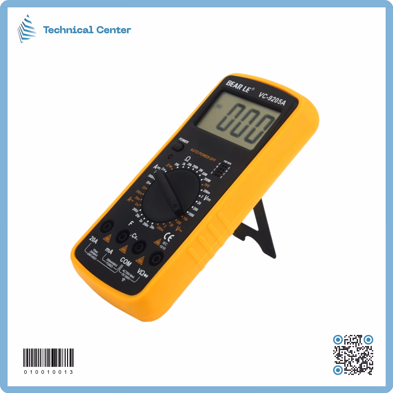 آفوميتر رقمي VC 9205A