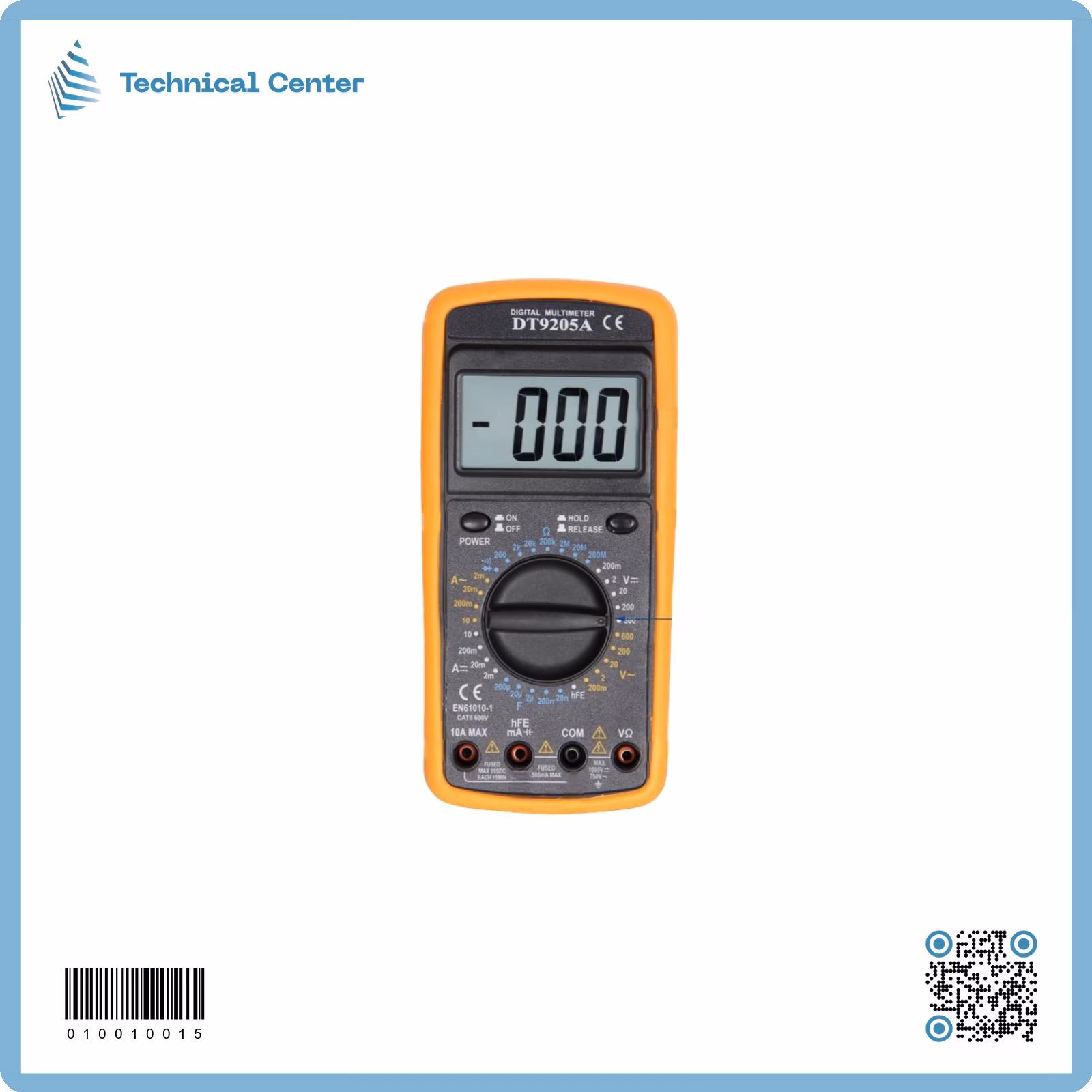 آفوميتر رقمي DT 9205A