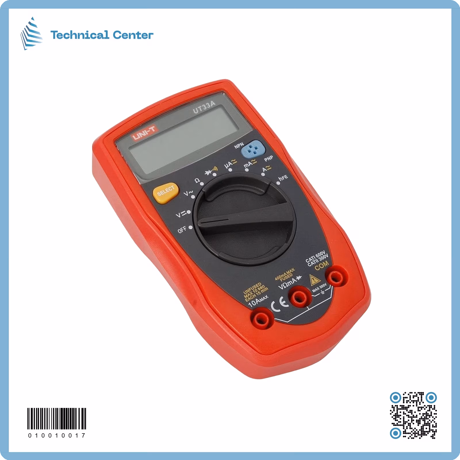 (UT33A)(Palm Size Digital Multimeter)