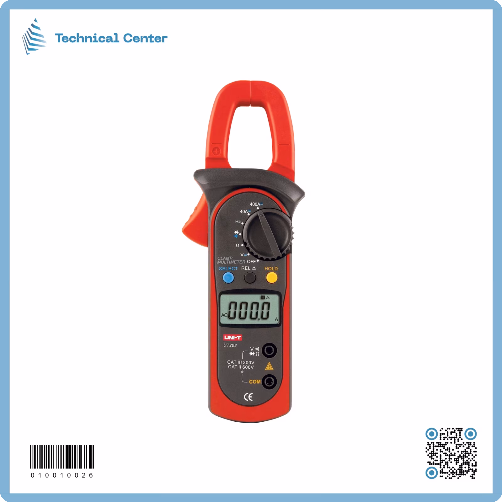 (UT203)(AC-DC/400A)كلابميتر