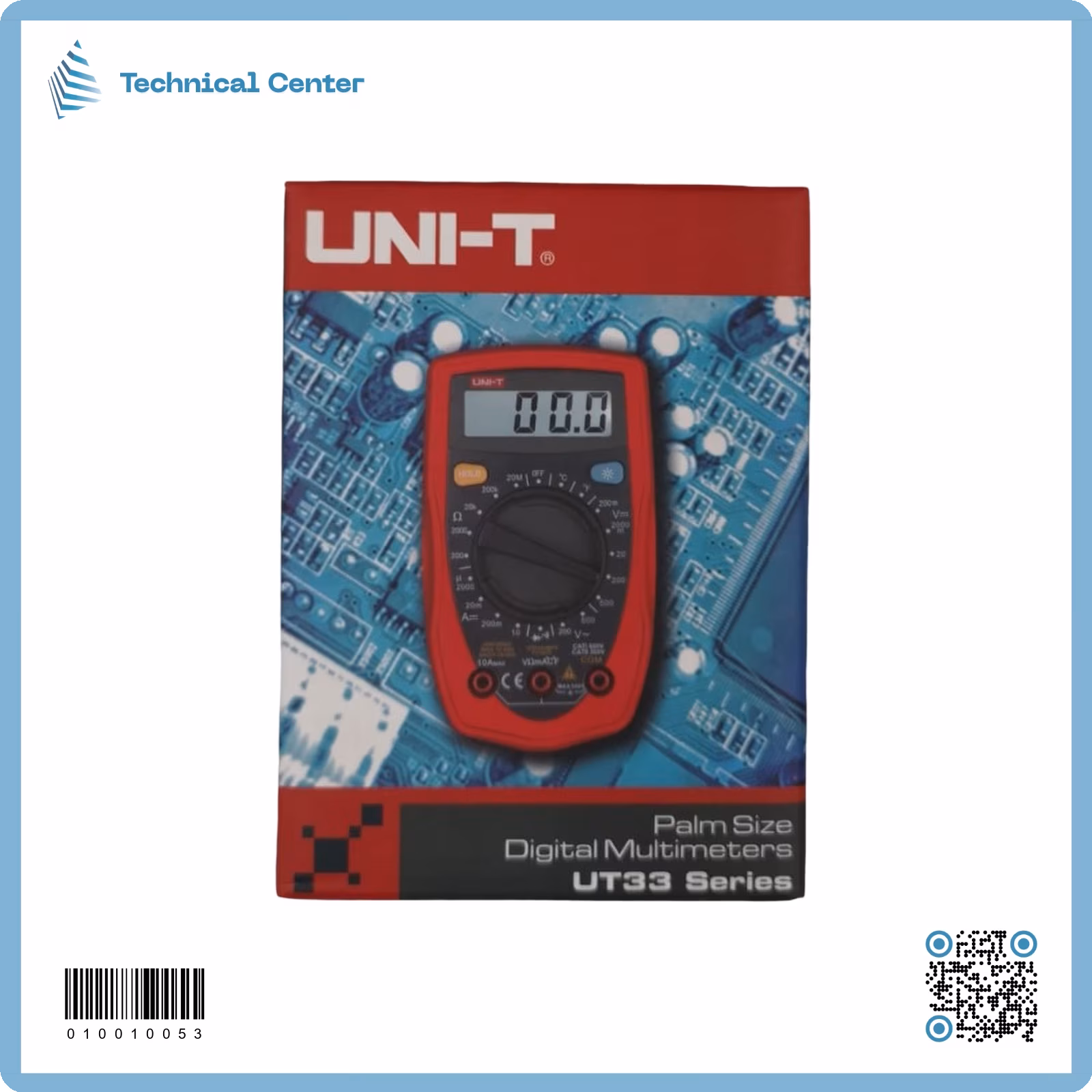 (تقليد)(UT33D)(Palm Size Digital Multimeter)
