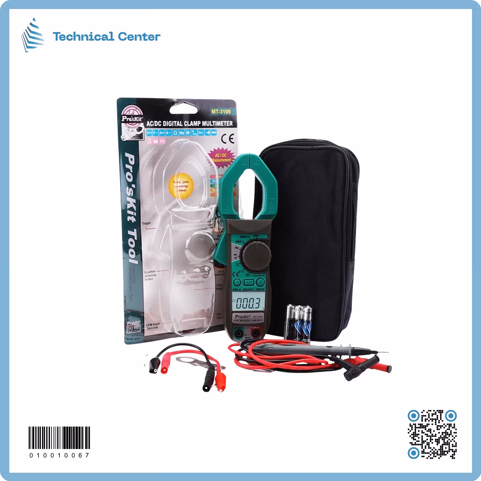 كلابميتر بروسكت  (MT-3109)(400A  AC/DC)