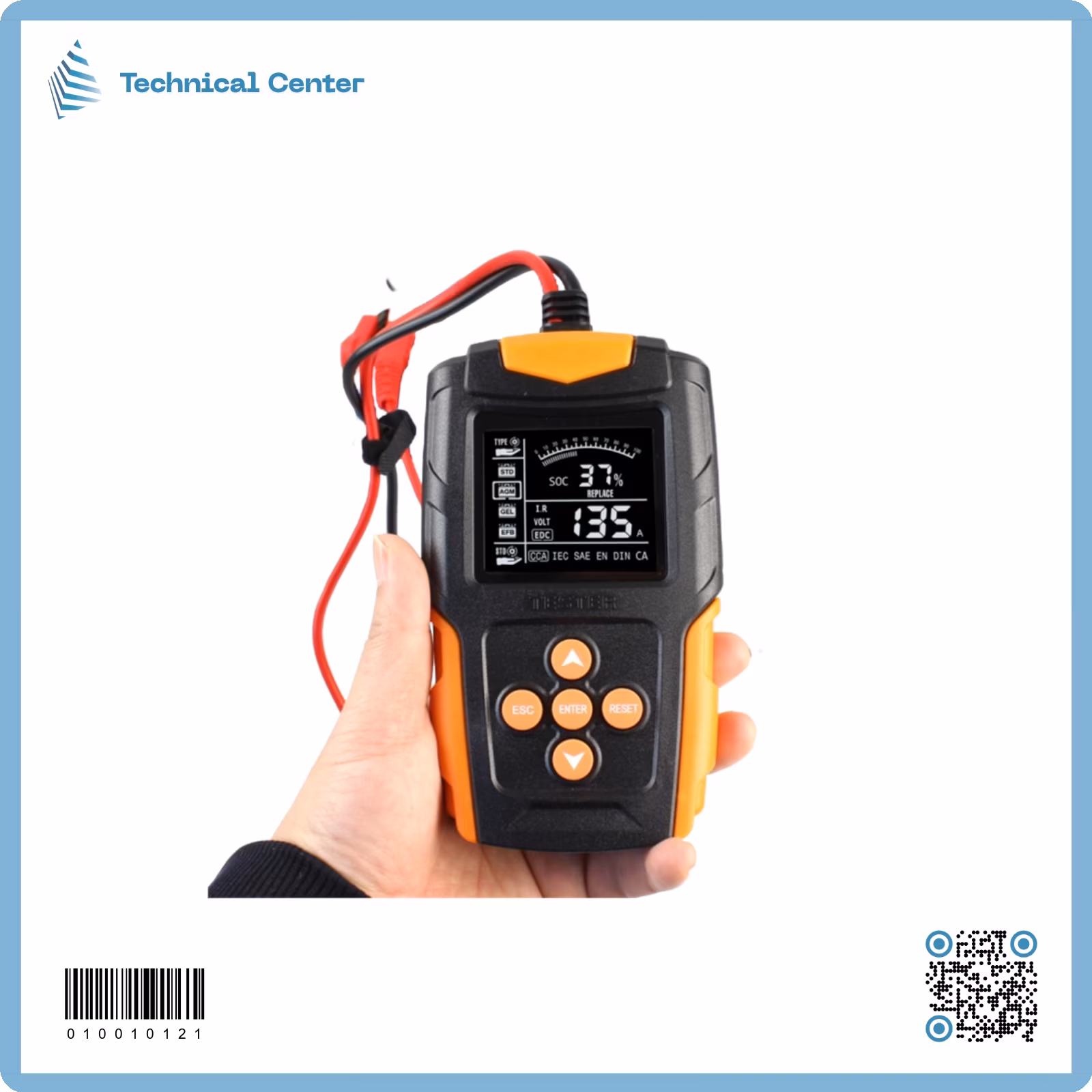 فاحصة بطارية الكترونية(FBT-200)( قراصات)(12V-24V)