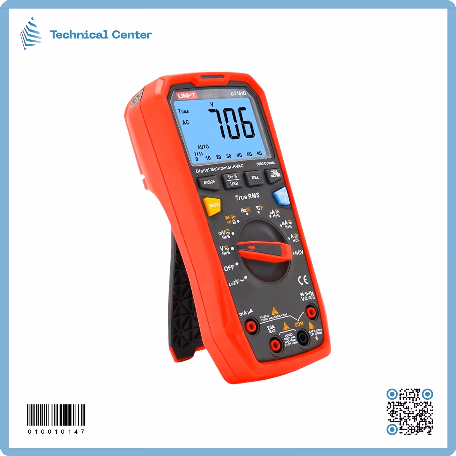 افوميتر (UT161D-sesies 1000V true RMS digital  multimeter)