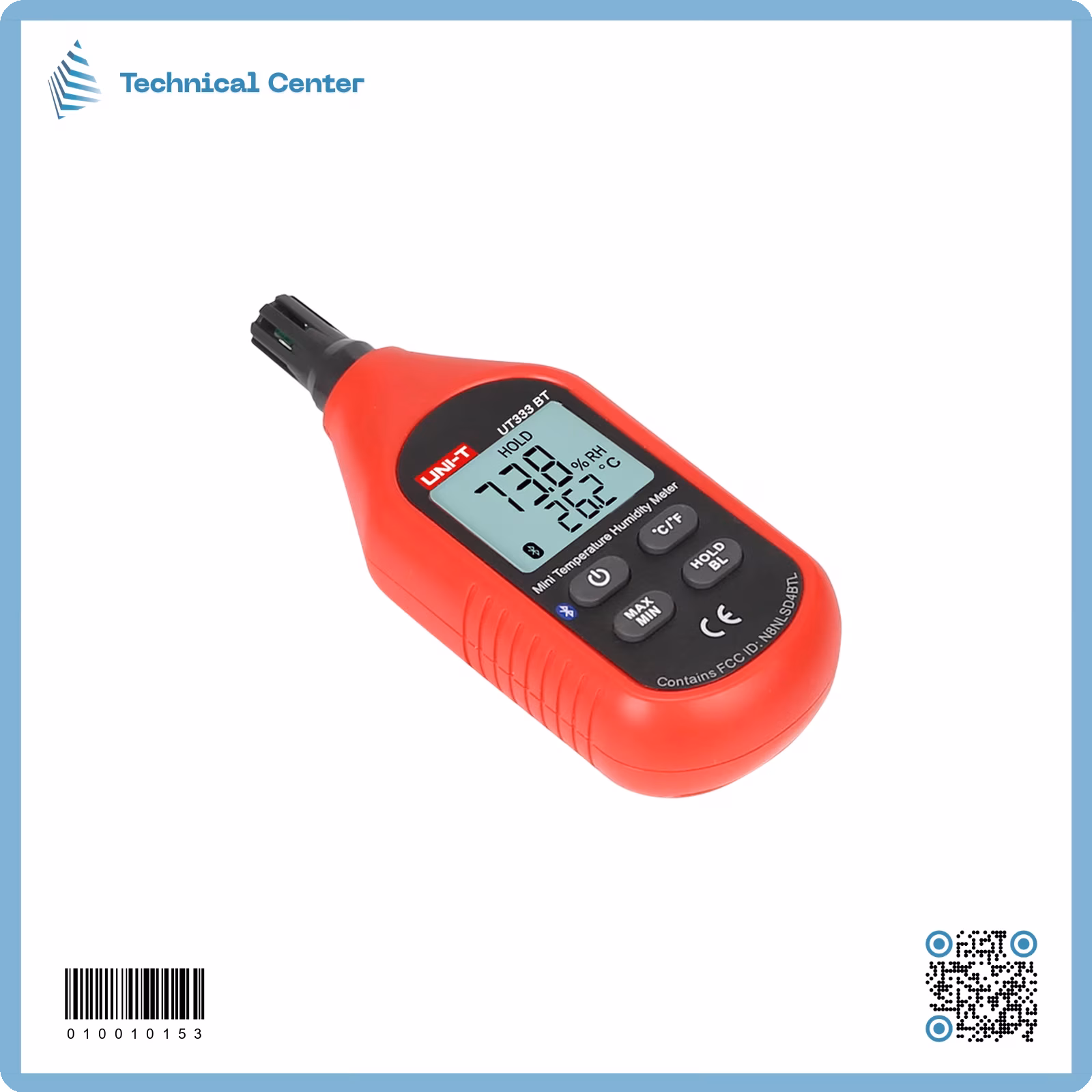 (UT333 BT)مقياس حرارة ورطوبة