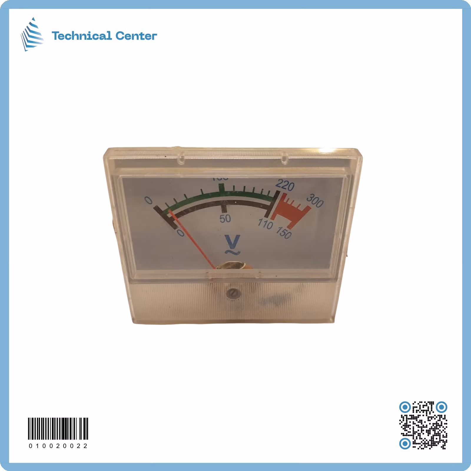 مقياس V مؤشر AC(5.5X5) سم V(0-300)