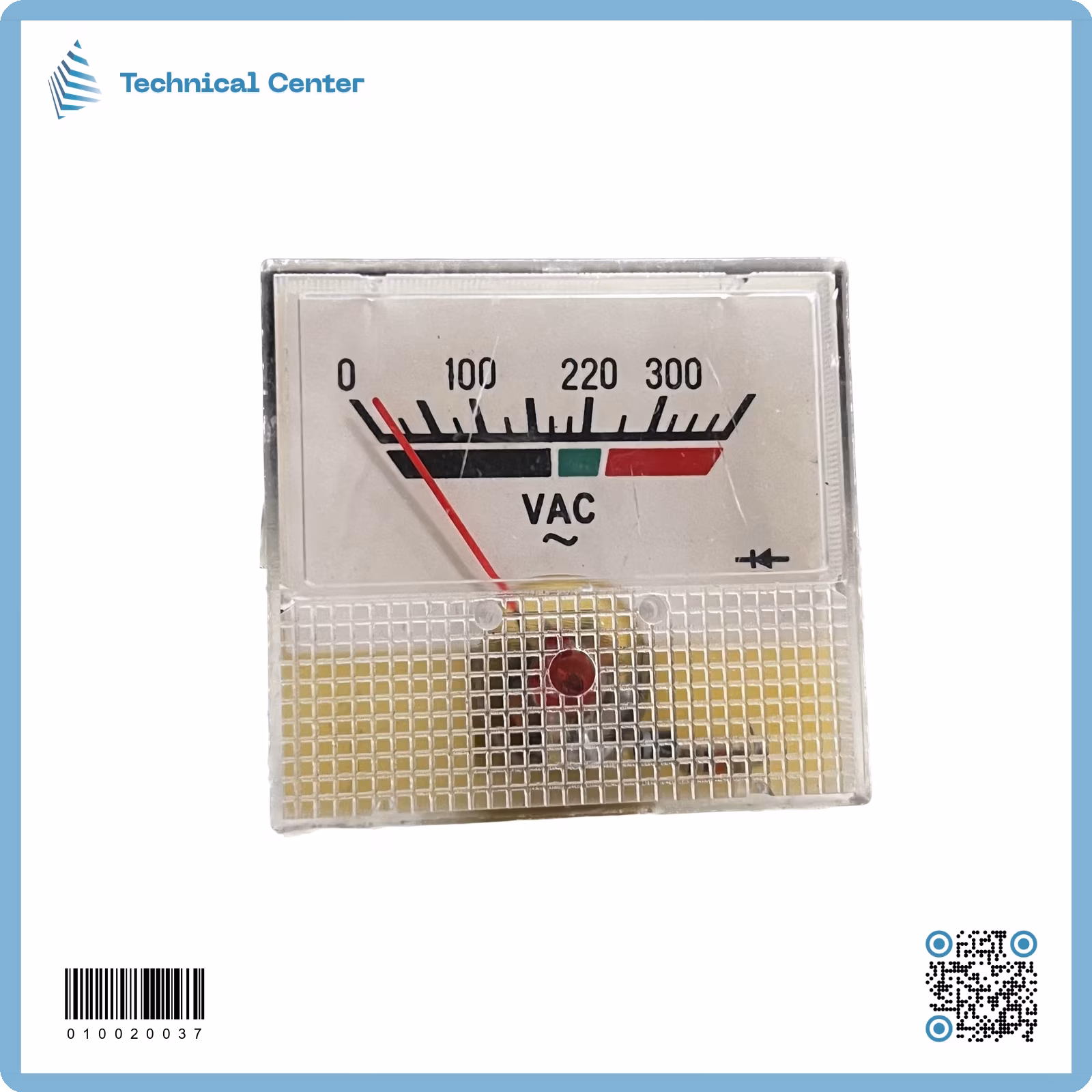 مقياس V مؤشر AC(4.5X4.5) سم V(0-300)