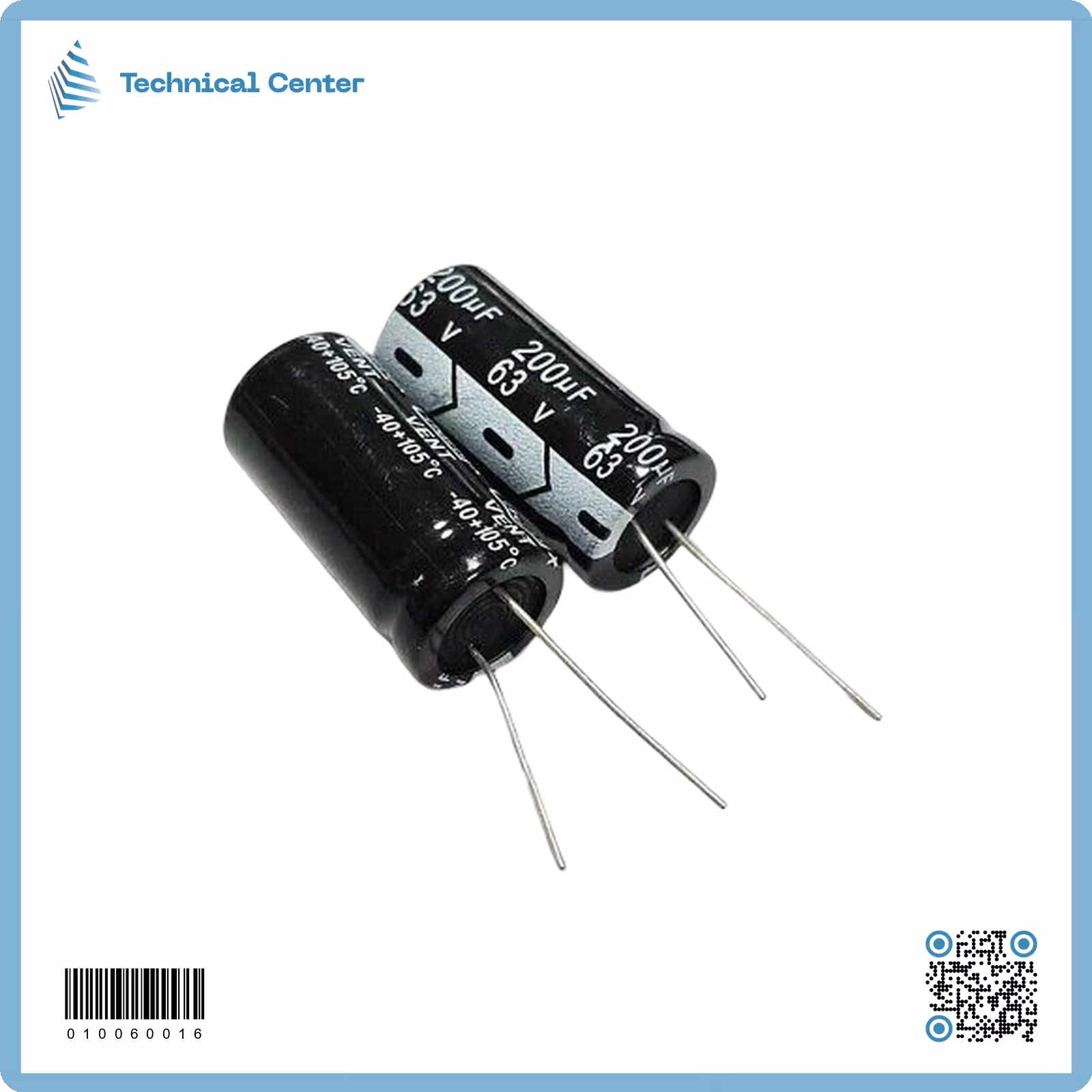 200µf-63V متسعة