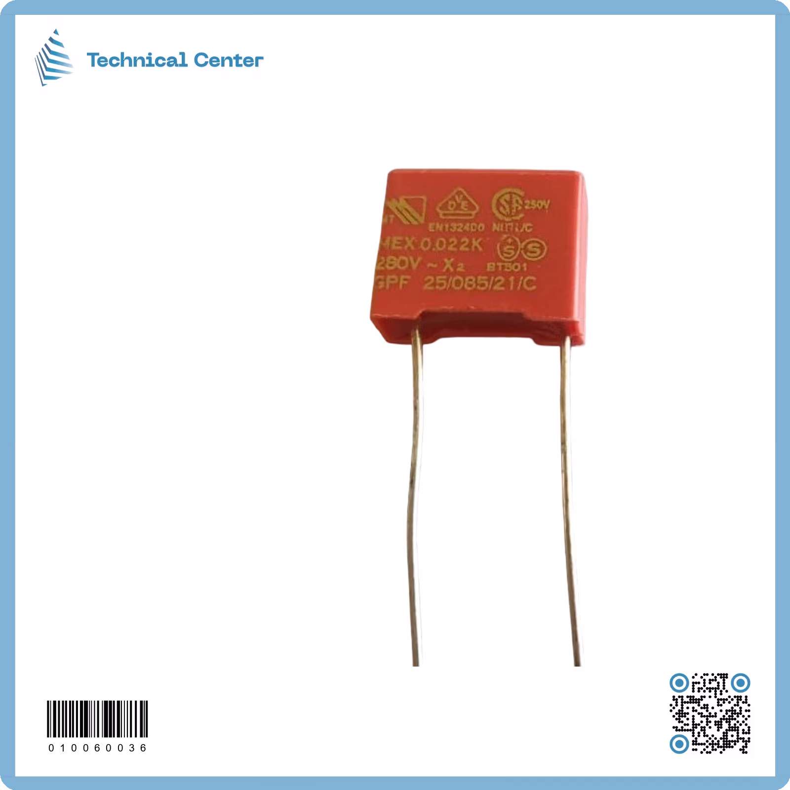 متسعة  (22nf-400V) احمر