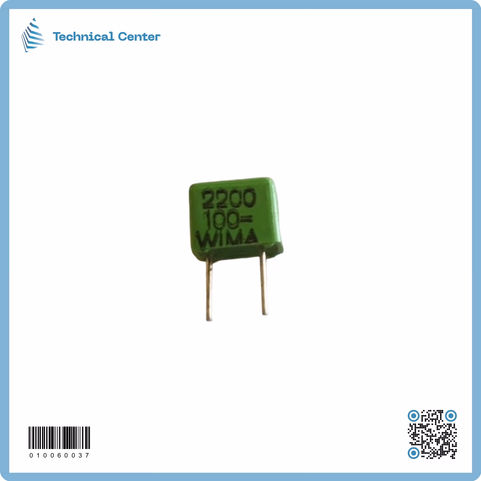 متسعة  (2.2nf-100V) اخضر