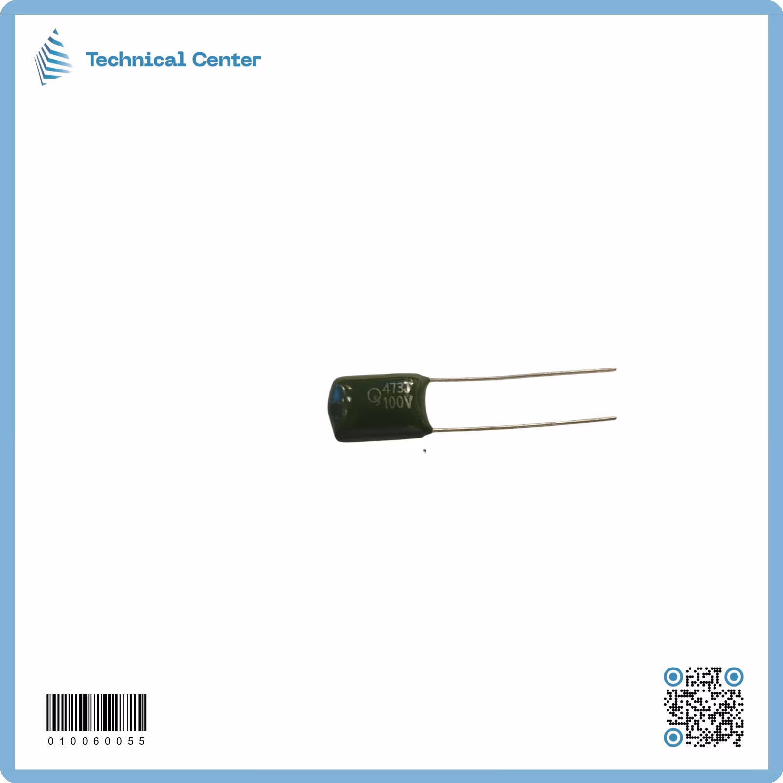 متسعة  (47nf-100V) اخضر