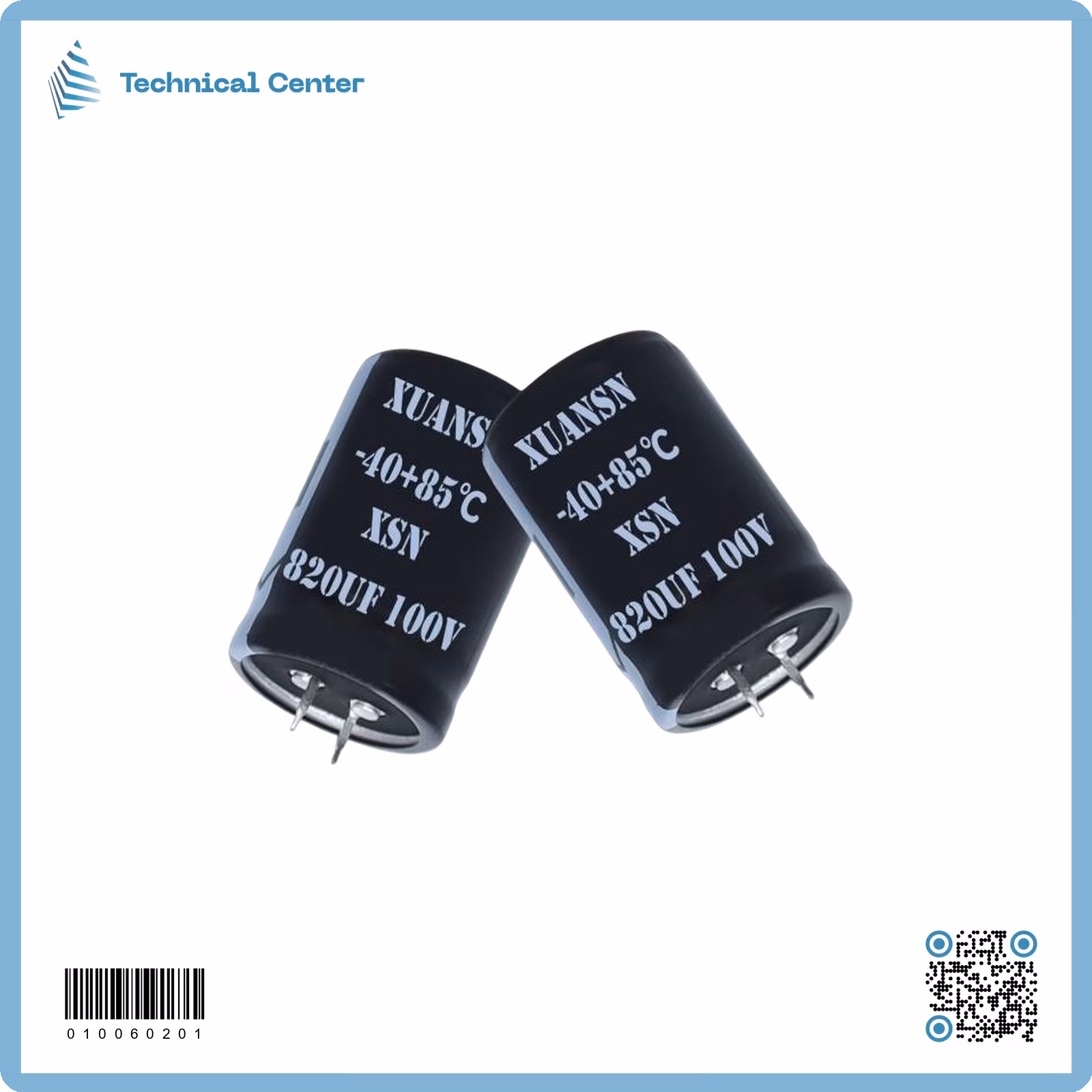 820µf-100V متسعة