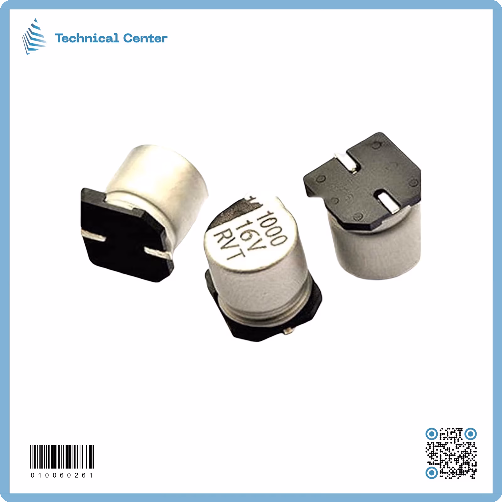 متسعةelectrolytic capacitor-SMD (1000µf-16V)
