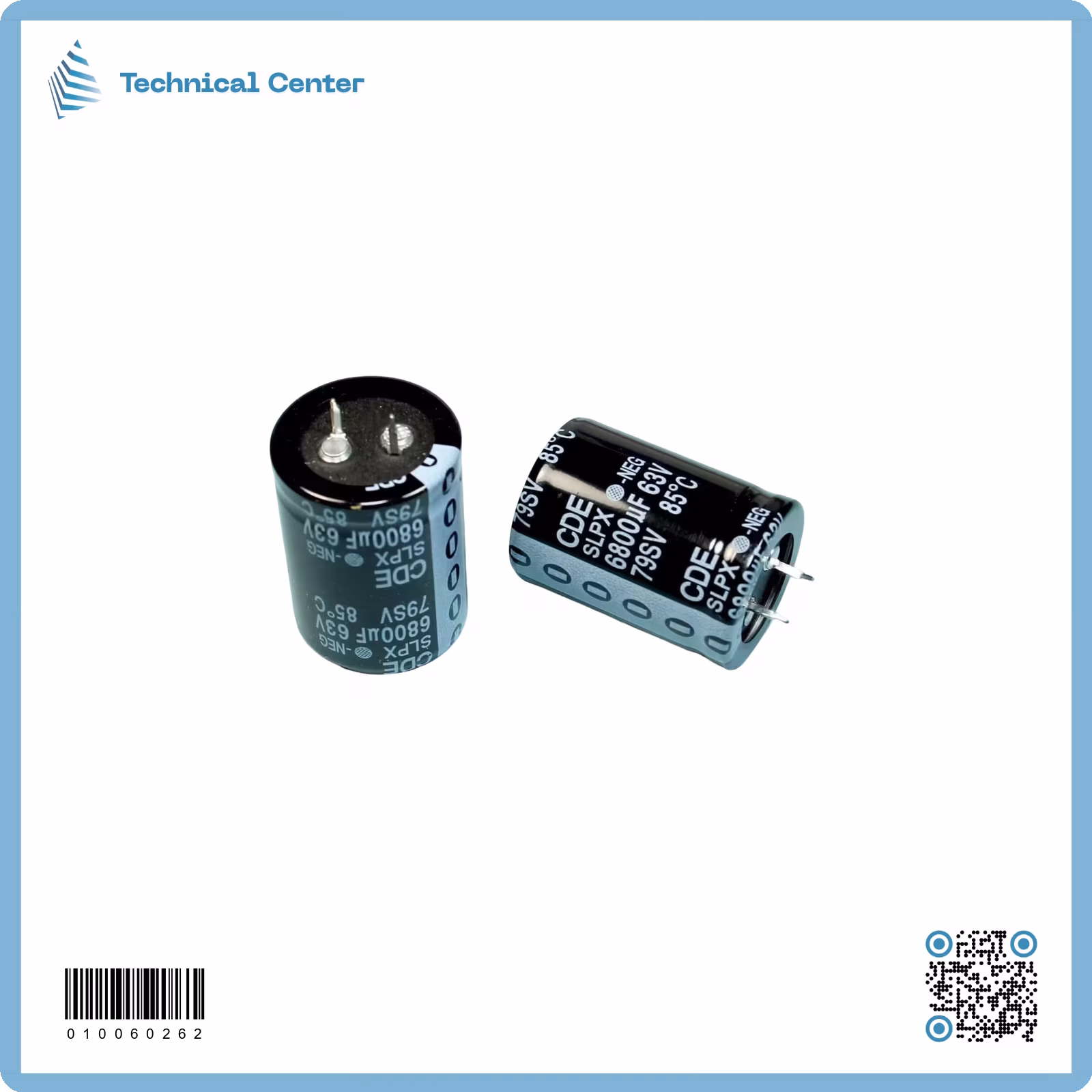 6800µf-63V متسعة