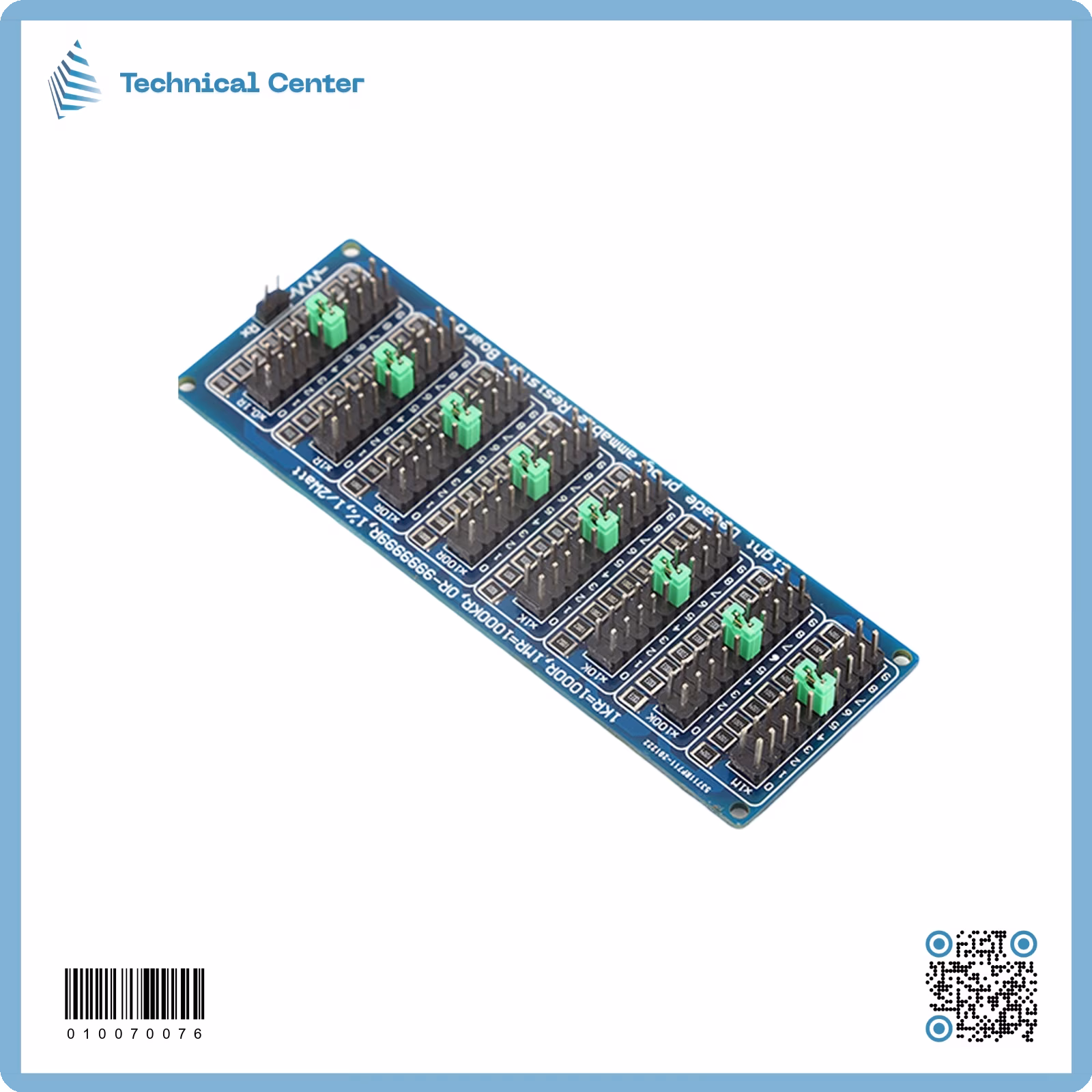 (8 decade programmable resistor board)مقاومات متغيرة مختبرية