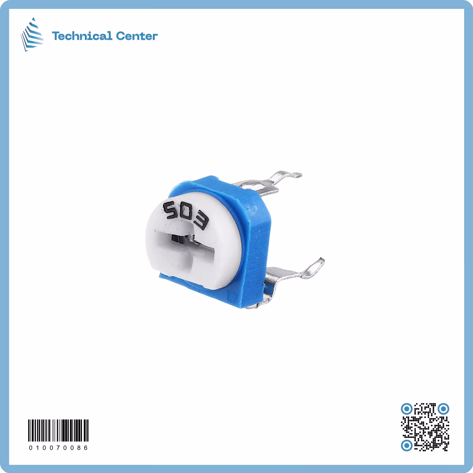 variable resistor(503)  50kΩ  بوت