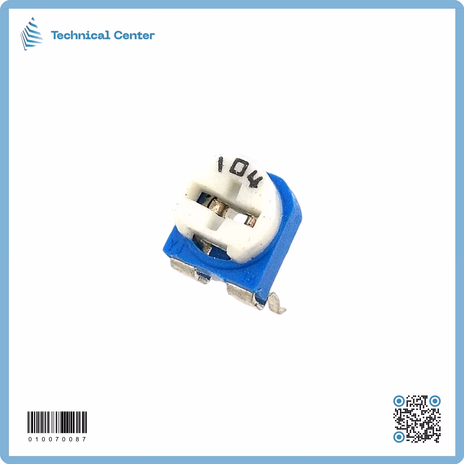 variable resistor(104)  100kΩ  بوت
