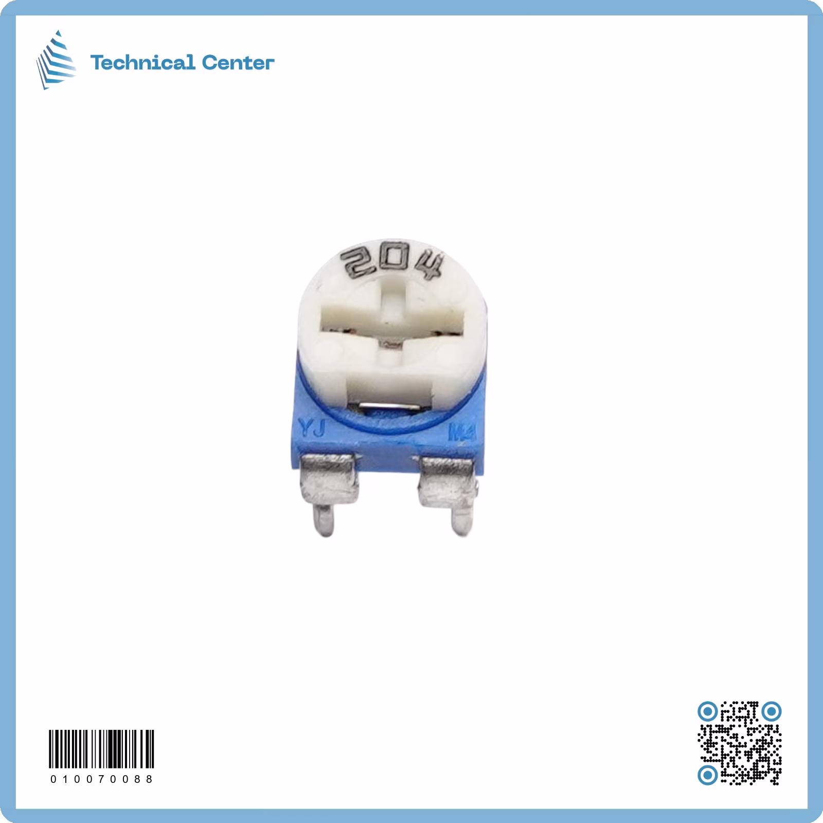 variable resistor(204)  200kΩ  بوت