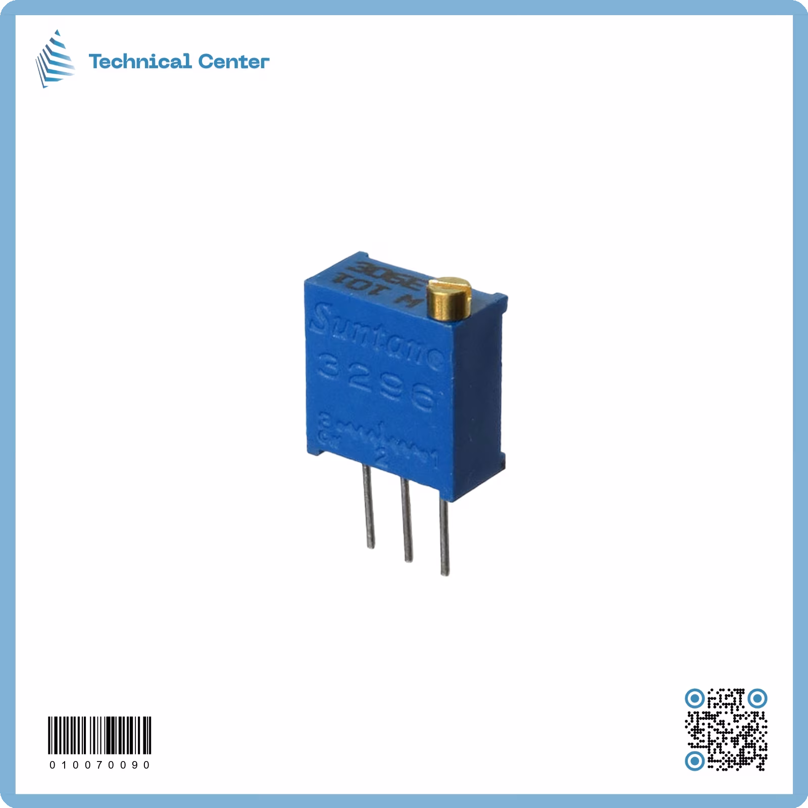variable resistor(101) 100Ω  بوت