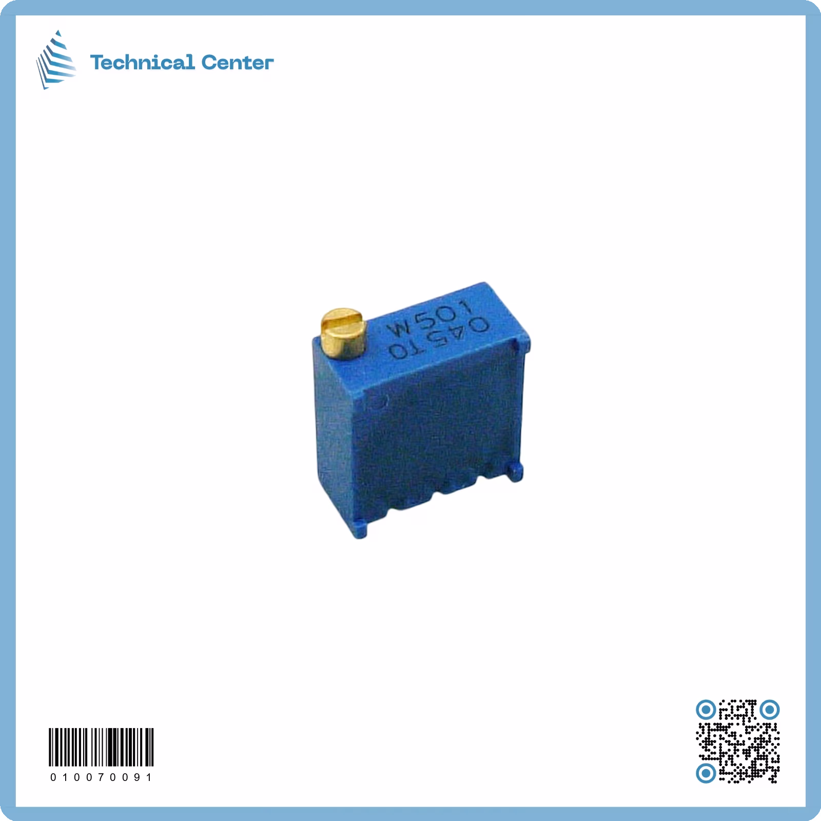 variable resistor(501) 500Ω  بوت