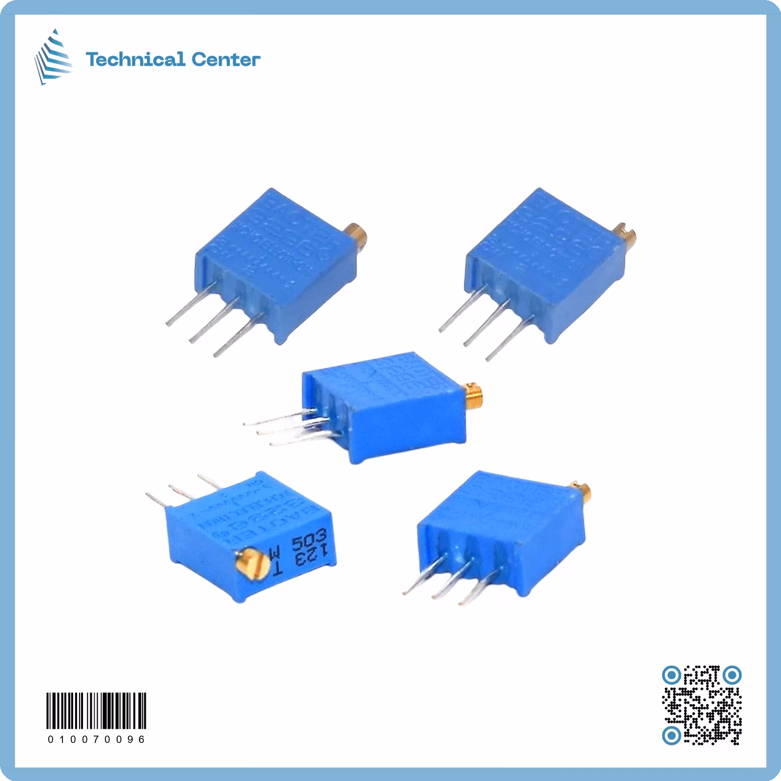 variable resistor(503)  50kΩ  بوت
