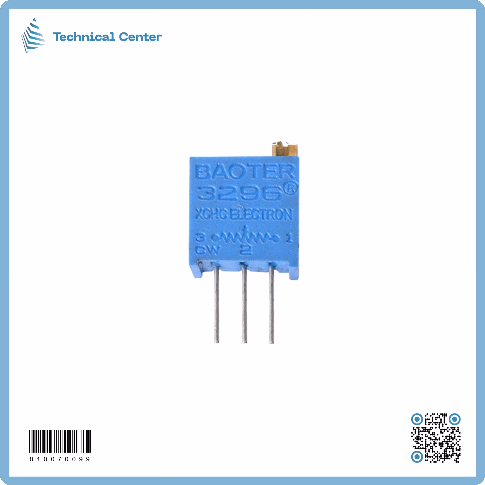 variable resistor(504)  500kΩ  بوت
