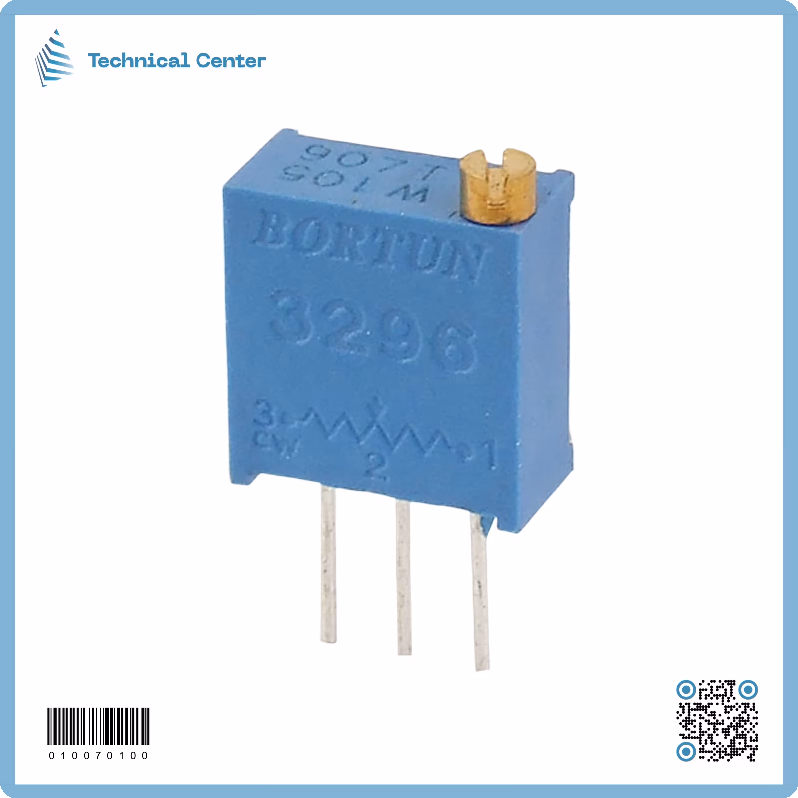 variable resistor(105)  1MΩ  بوت
