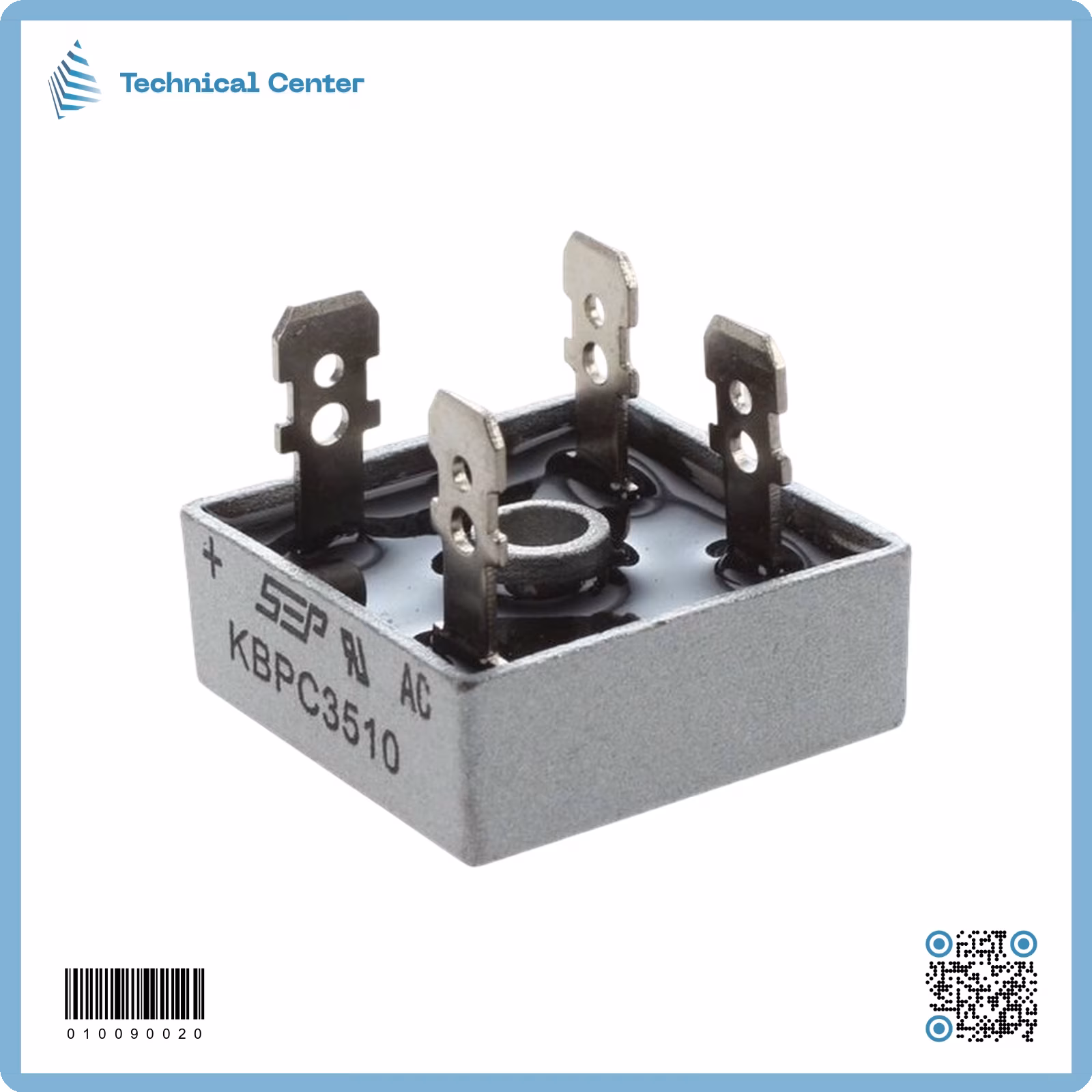 برج مربع  (35A-1000V)KBPC 3510