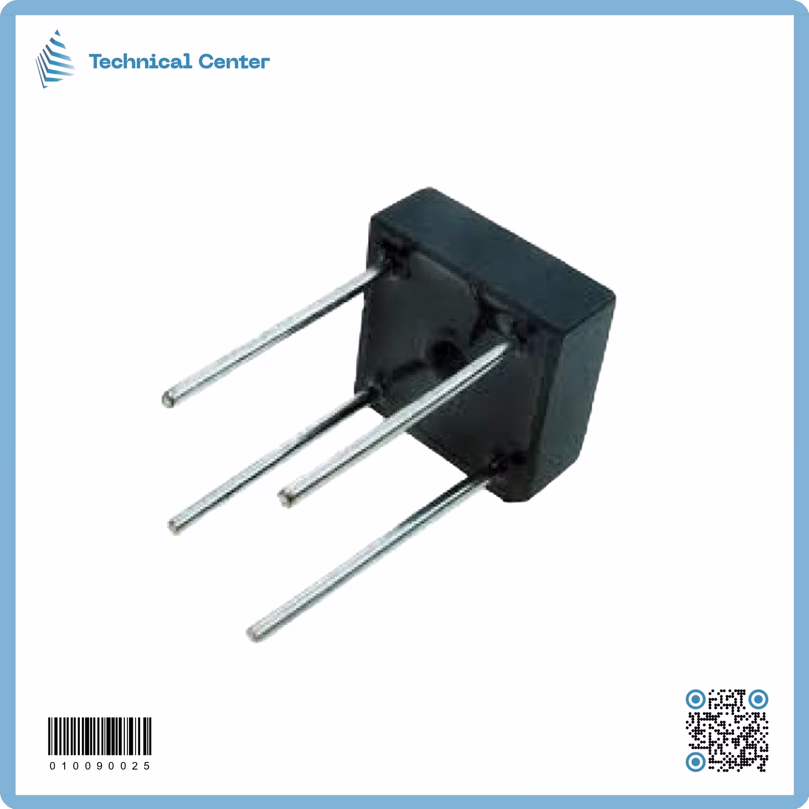 برج مربع اسود  KBPC408 (4A)