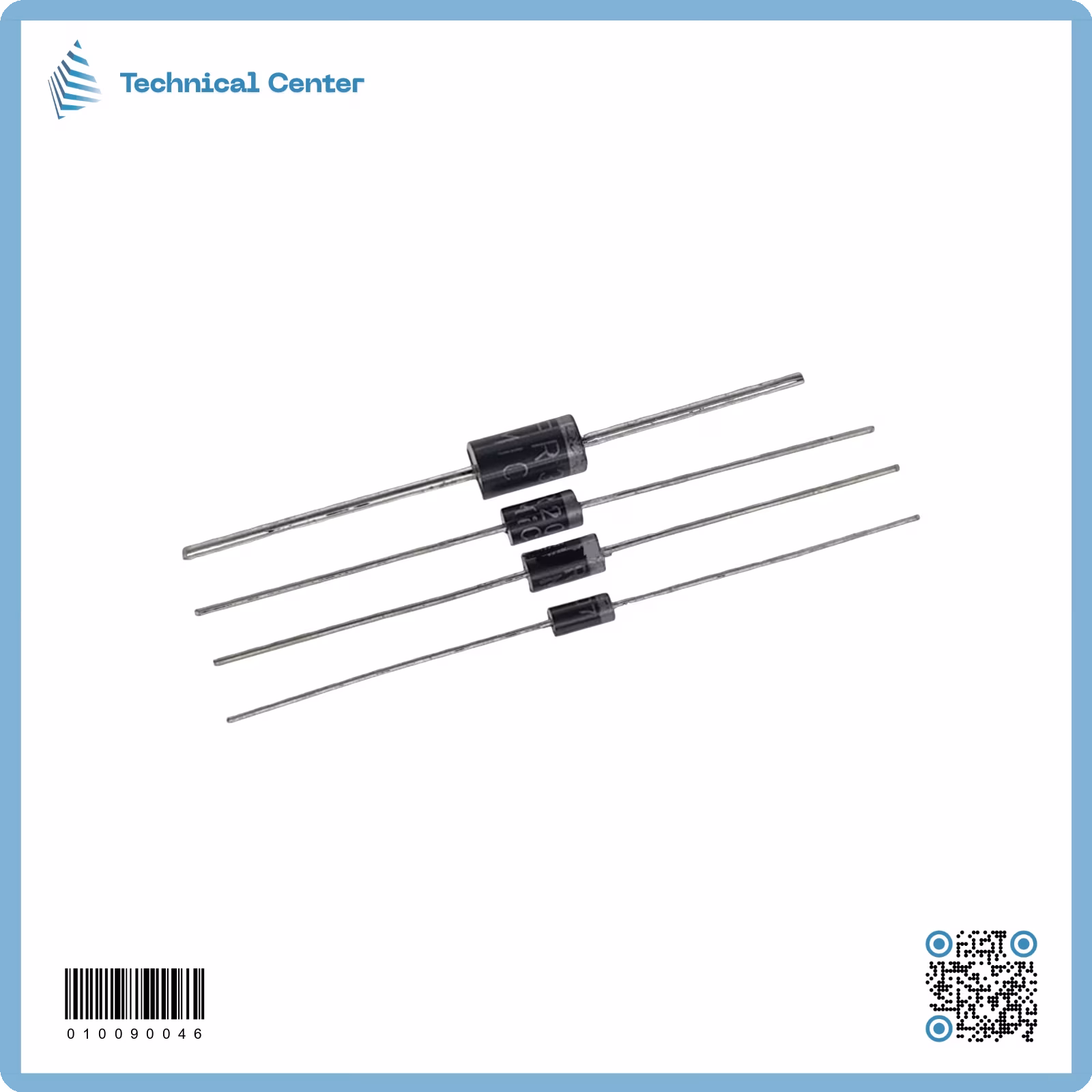 دايود  (2A-1000V) fast diode FR207
