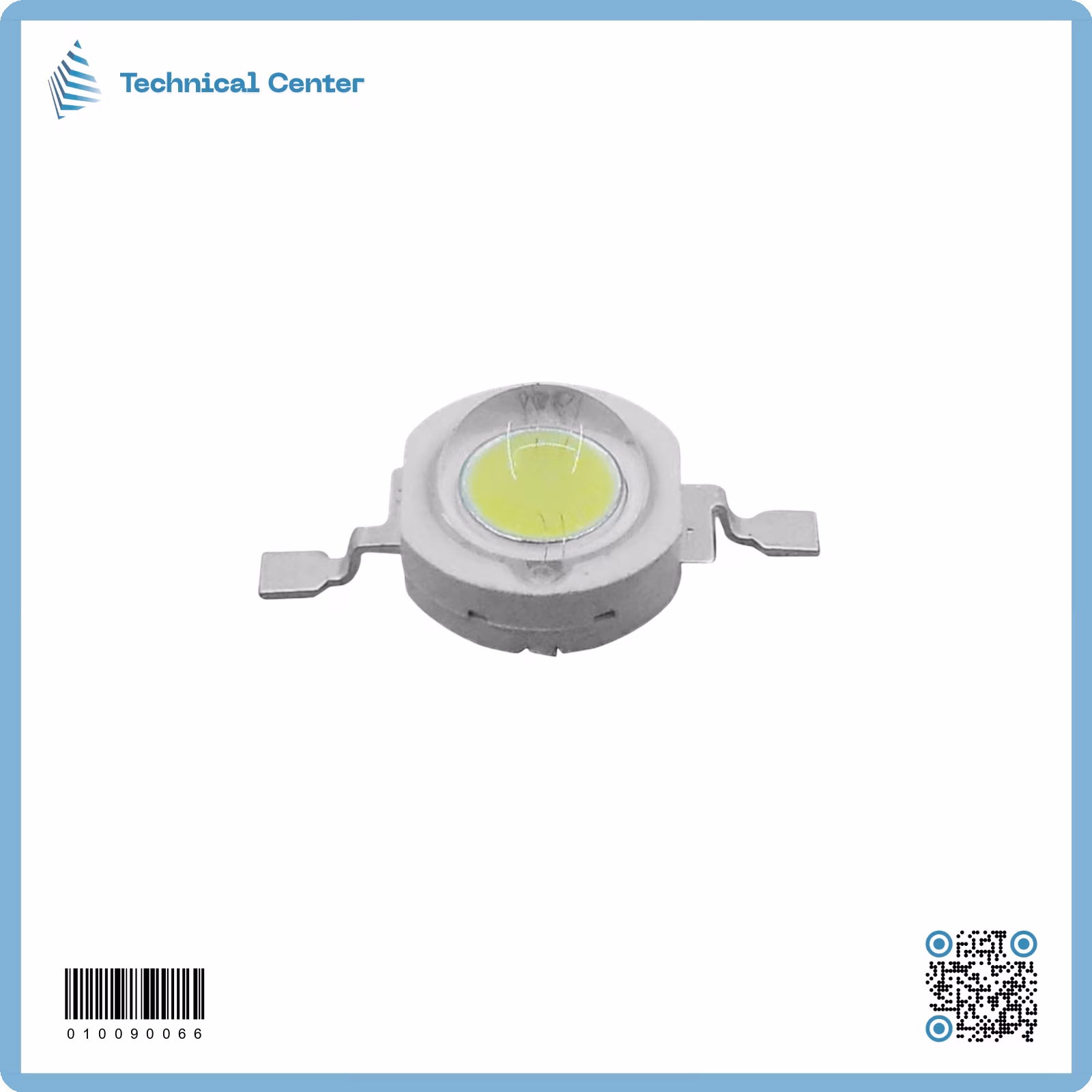 LED(SMD) (1W)(3V)(ابيض)