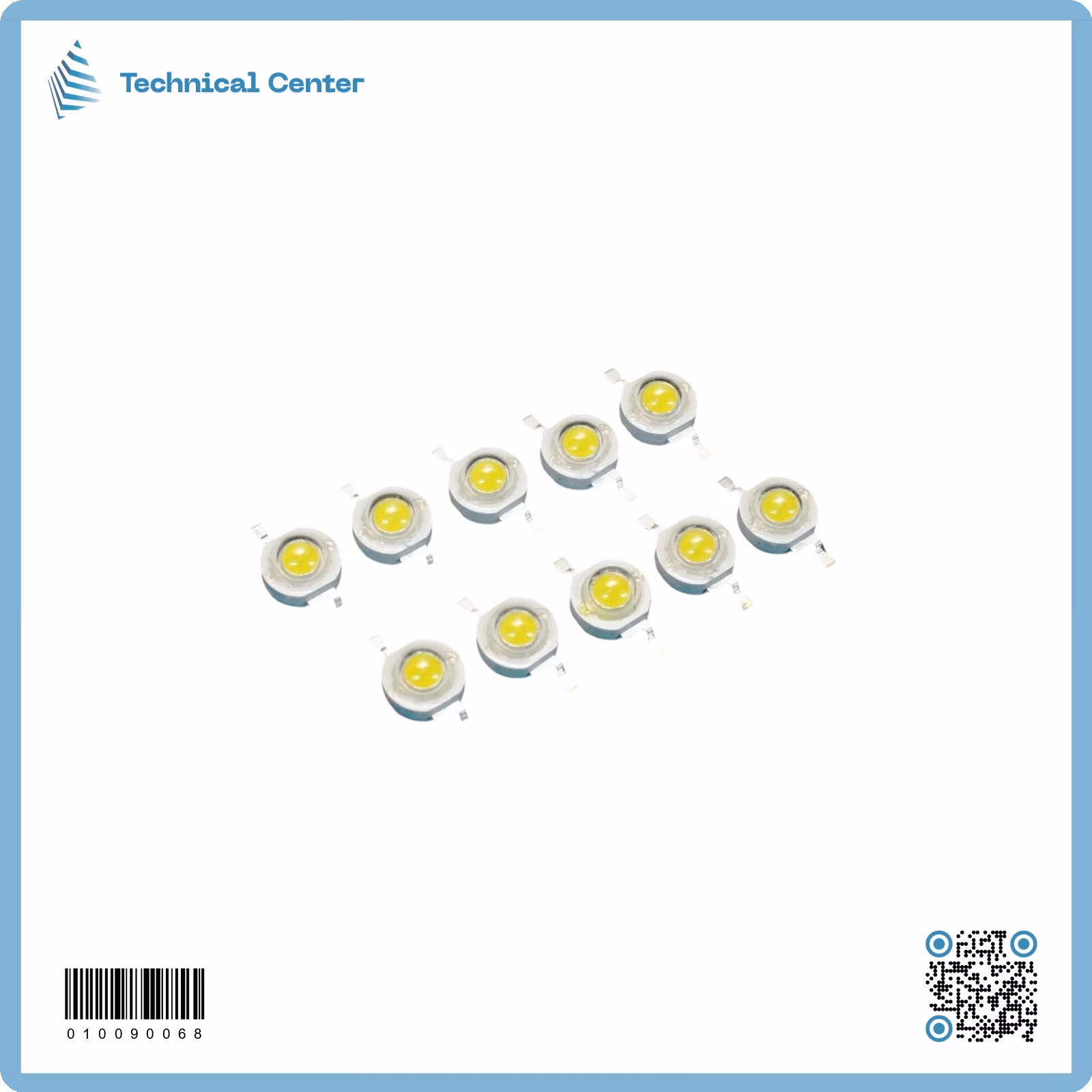 LED(SMD) (3W)(3V)(ثلجي)