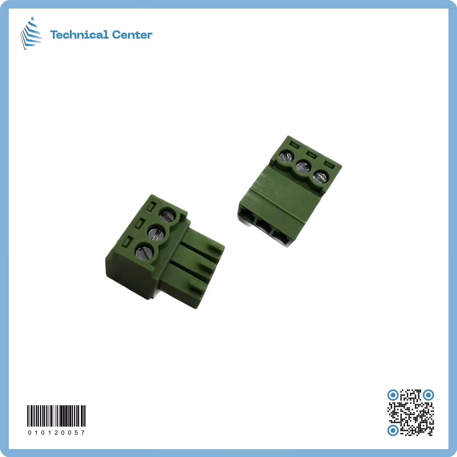كونكتر (ذكر برغي+انثى برغي) (2.54mm)(3pin)