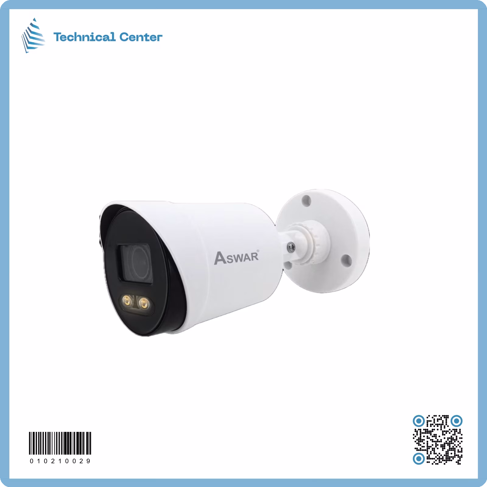(ليلي ملون+صوت)(AS-HDX5+30BFM)(5MP-3.6mm)كاميرا جدارية 30م