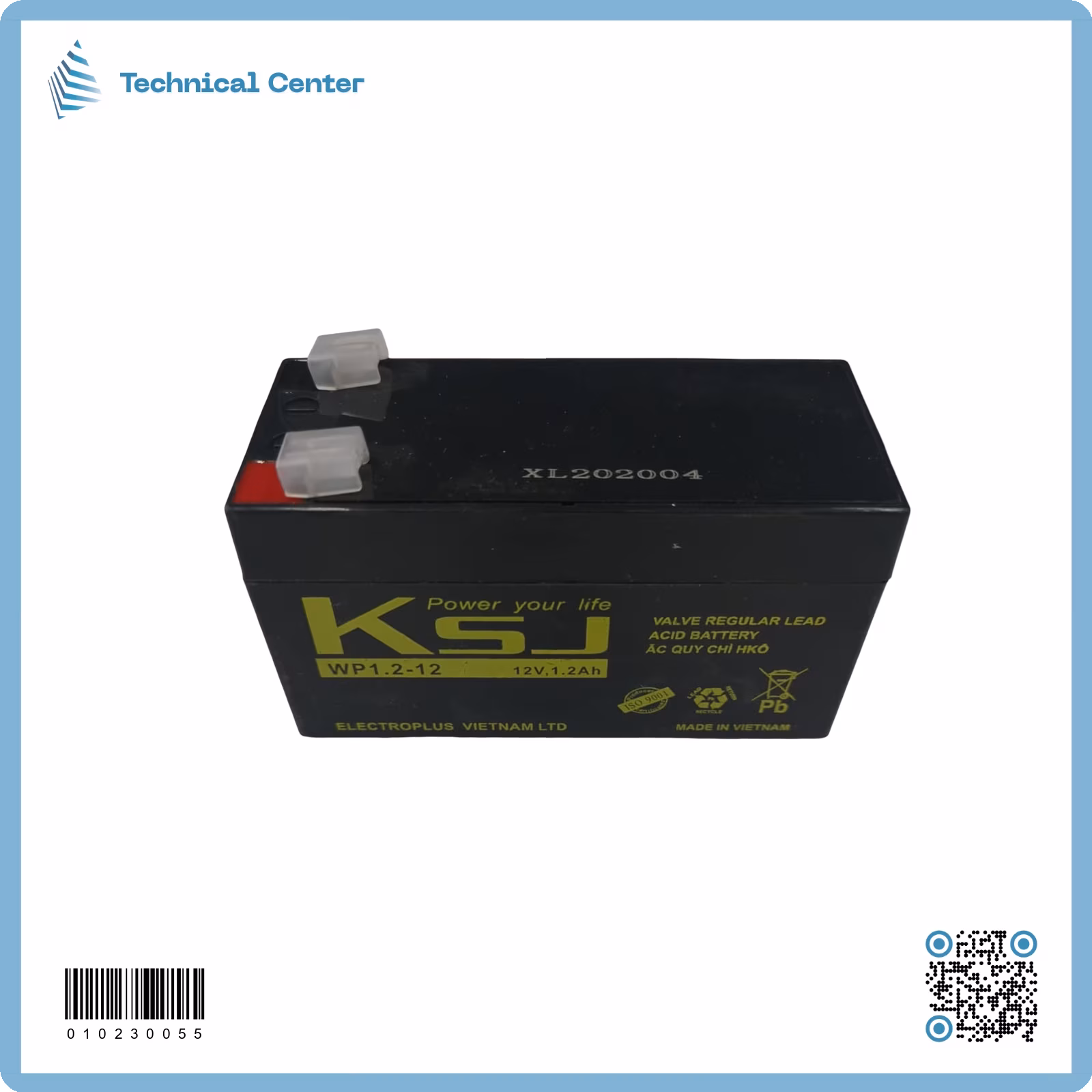 بطارية  (12V-1.2A)