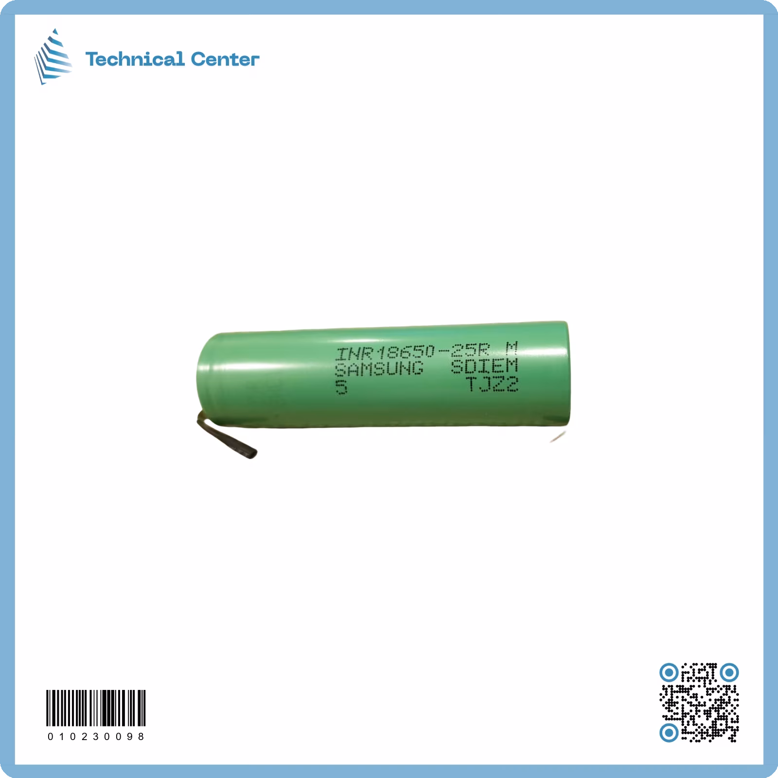 بطارية  (3.7V-18650) ليطة سامسونك