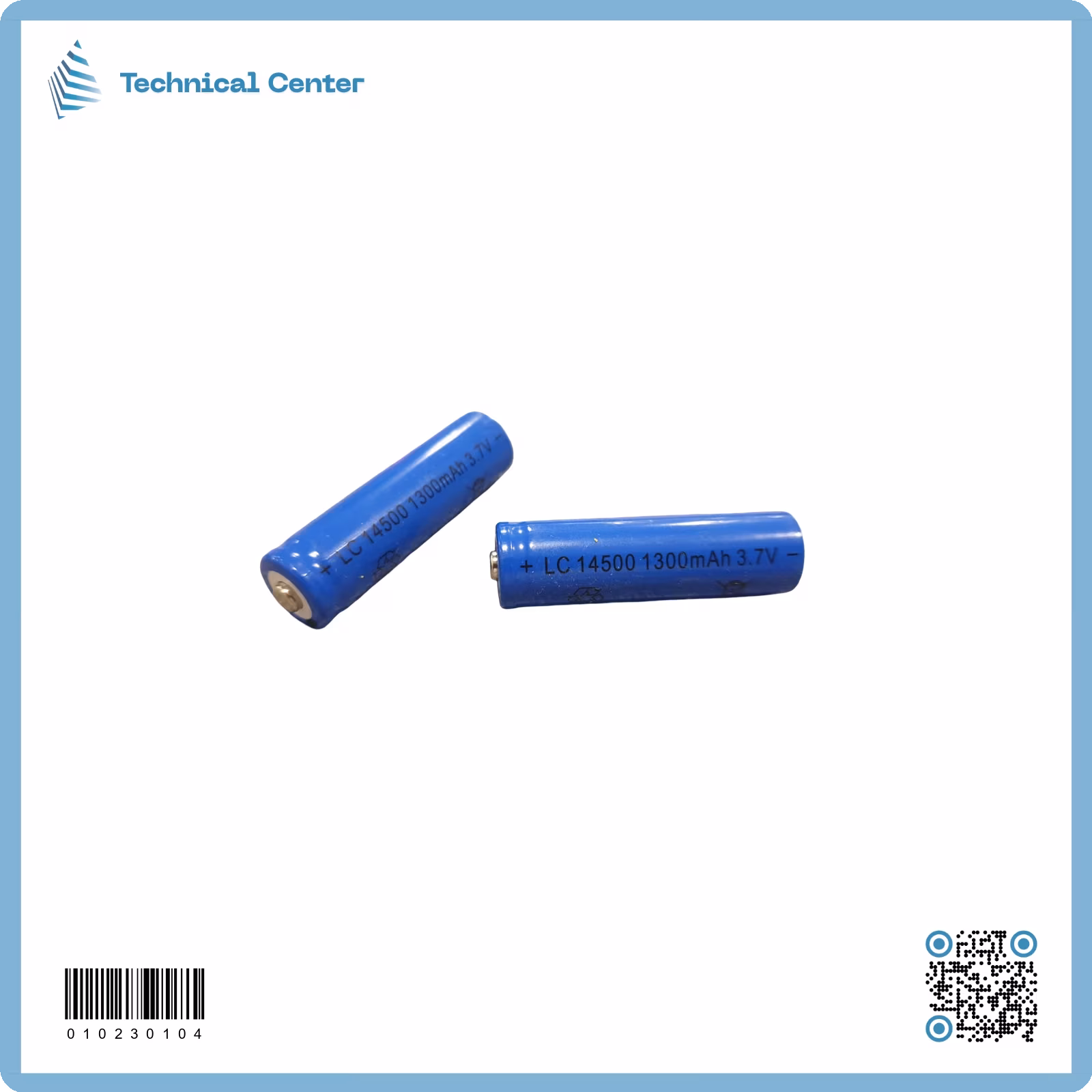 بطارية  (3.7V-1300mA)(LC14500) بن