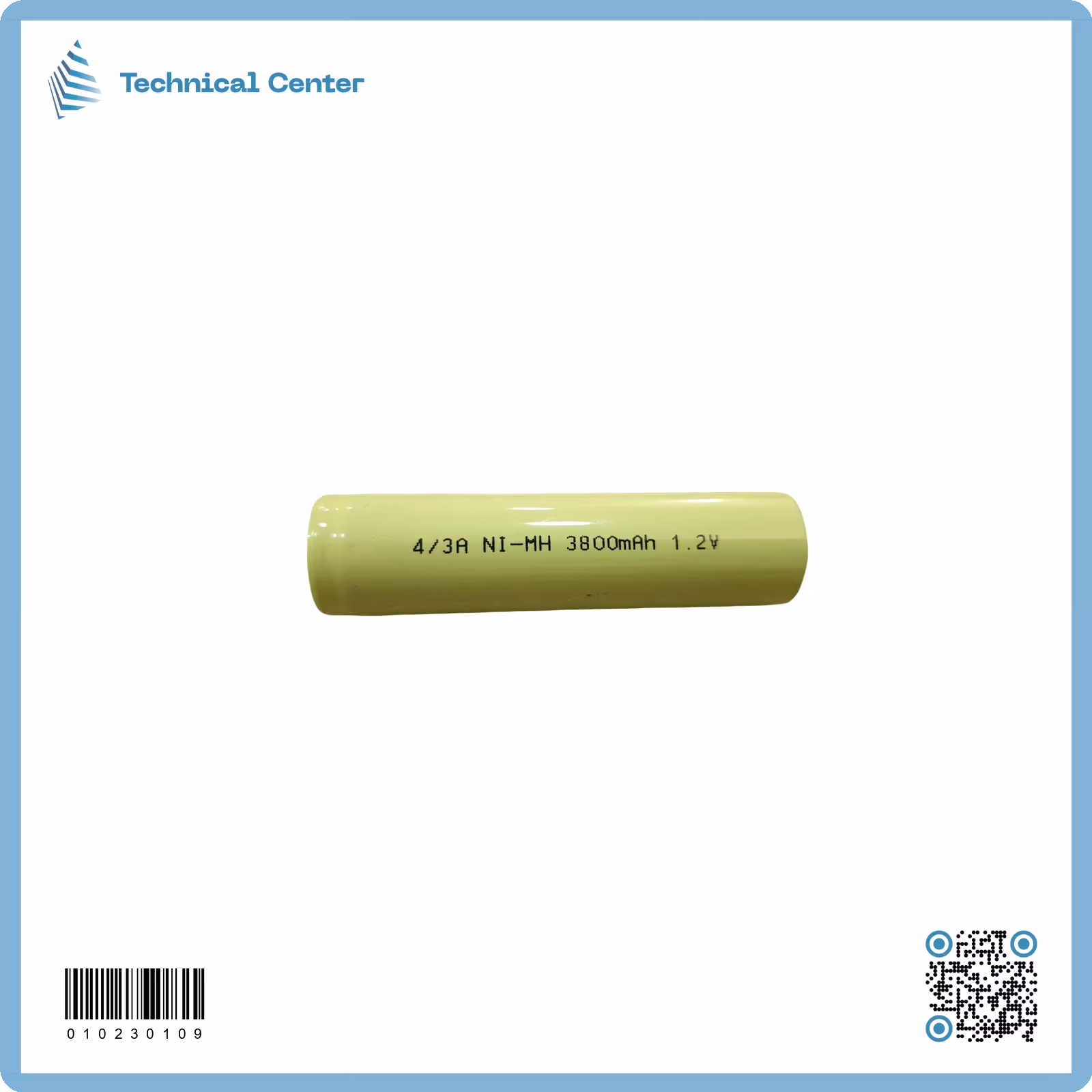 بطارية  (1.2V-3800mA)(4/3A) ليطة