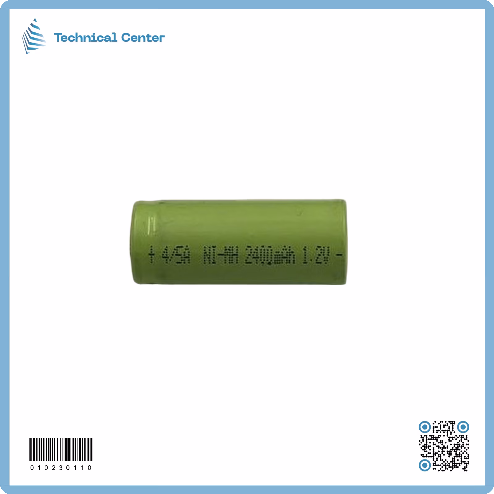 بطارية  (1.2V-2400mA)(4/5A) فلات