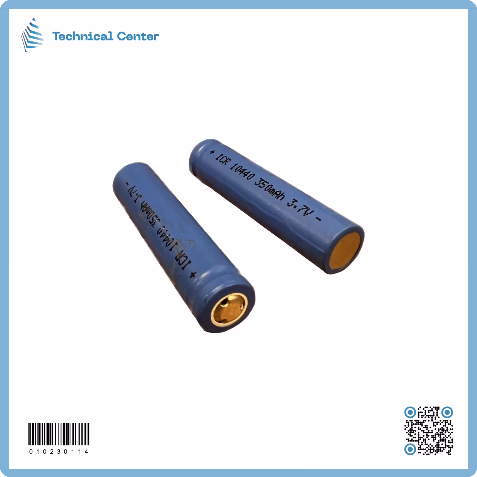 بطارية  (3.7V-350mA)(AAA)(10440) فلات