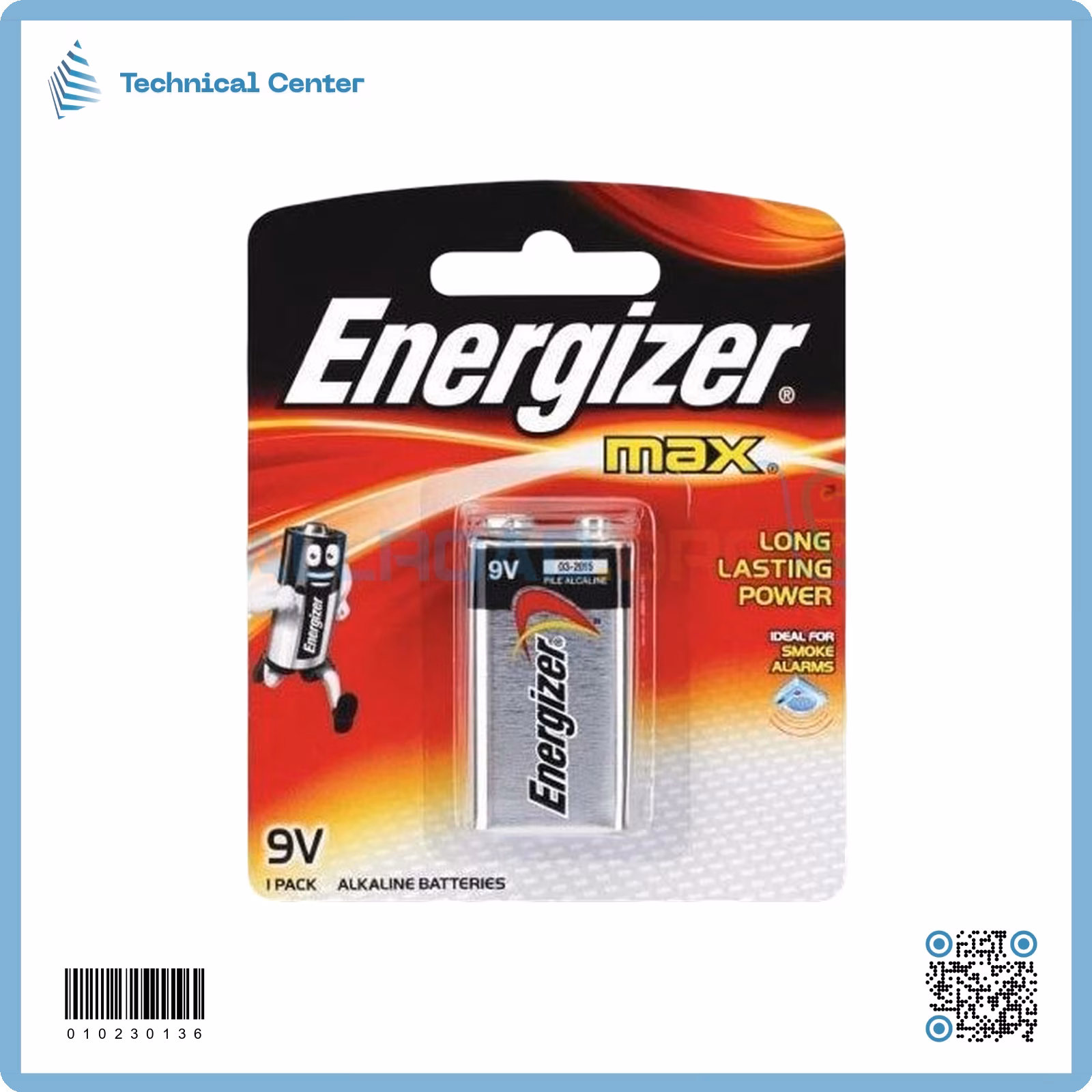 بطارية   (Alkaline)(Camscan) (9V)