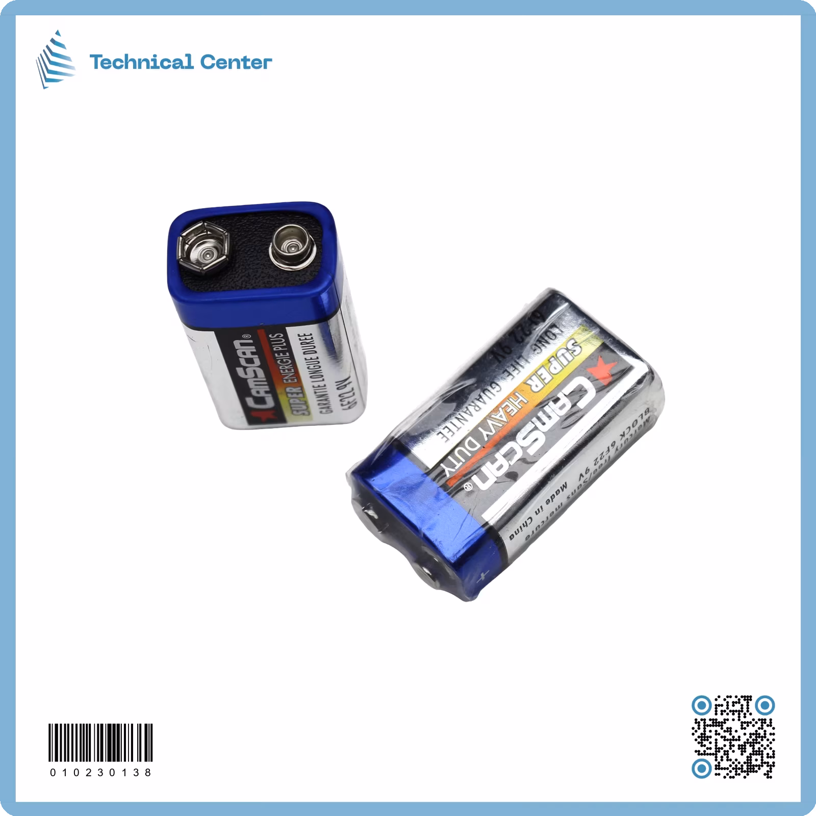 بطارية   (Camscan) (9V)