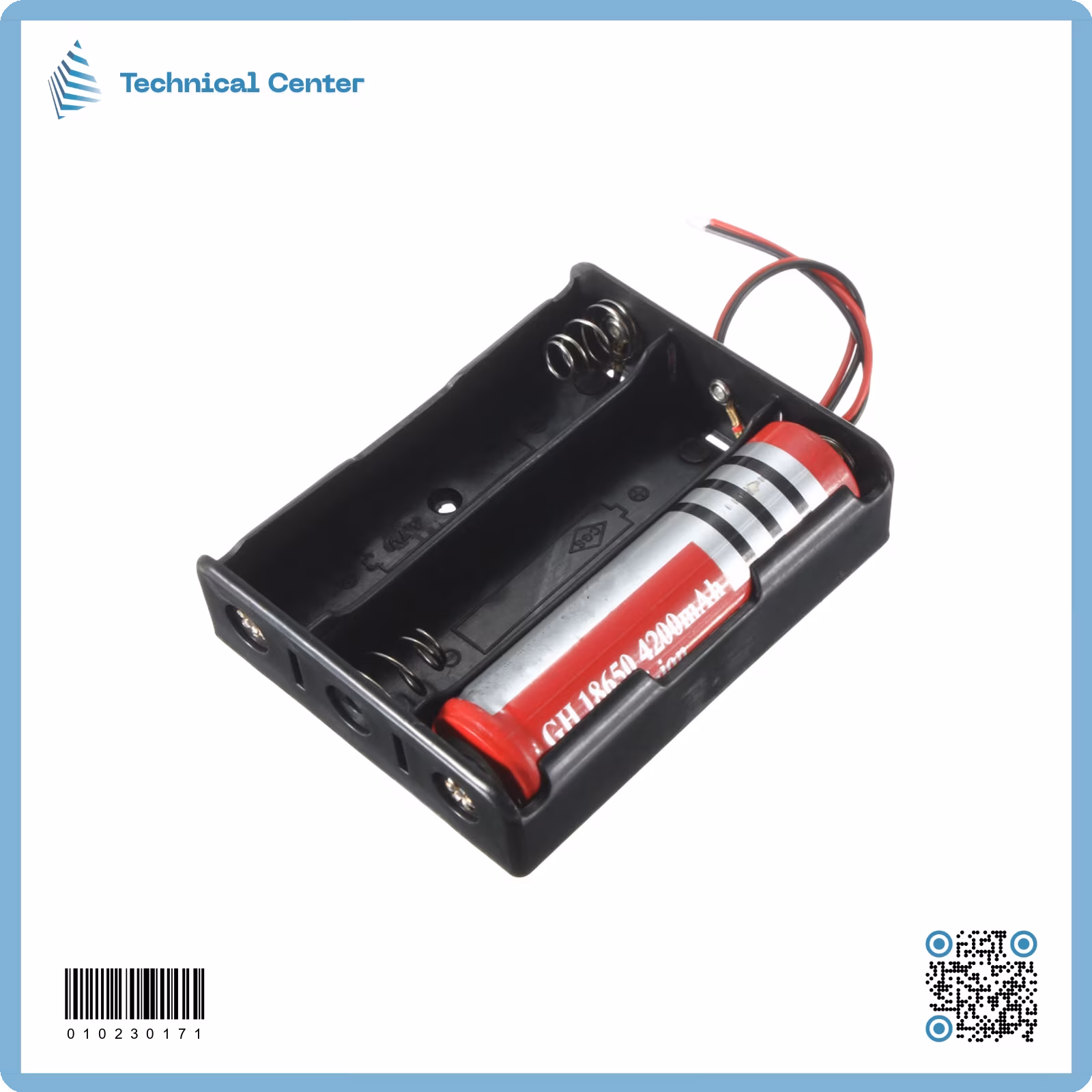 قاعدة بطارية ليثيوم (3.7V)(ثلاثية)