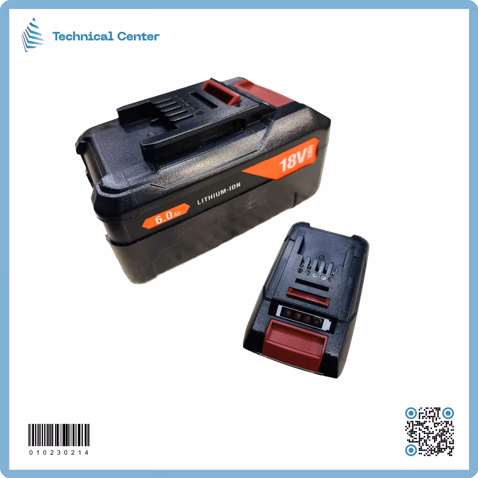 بطارية شحن دريل3 شرح (18V-6000mAh)