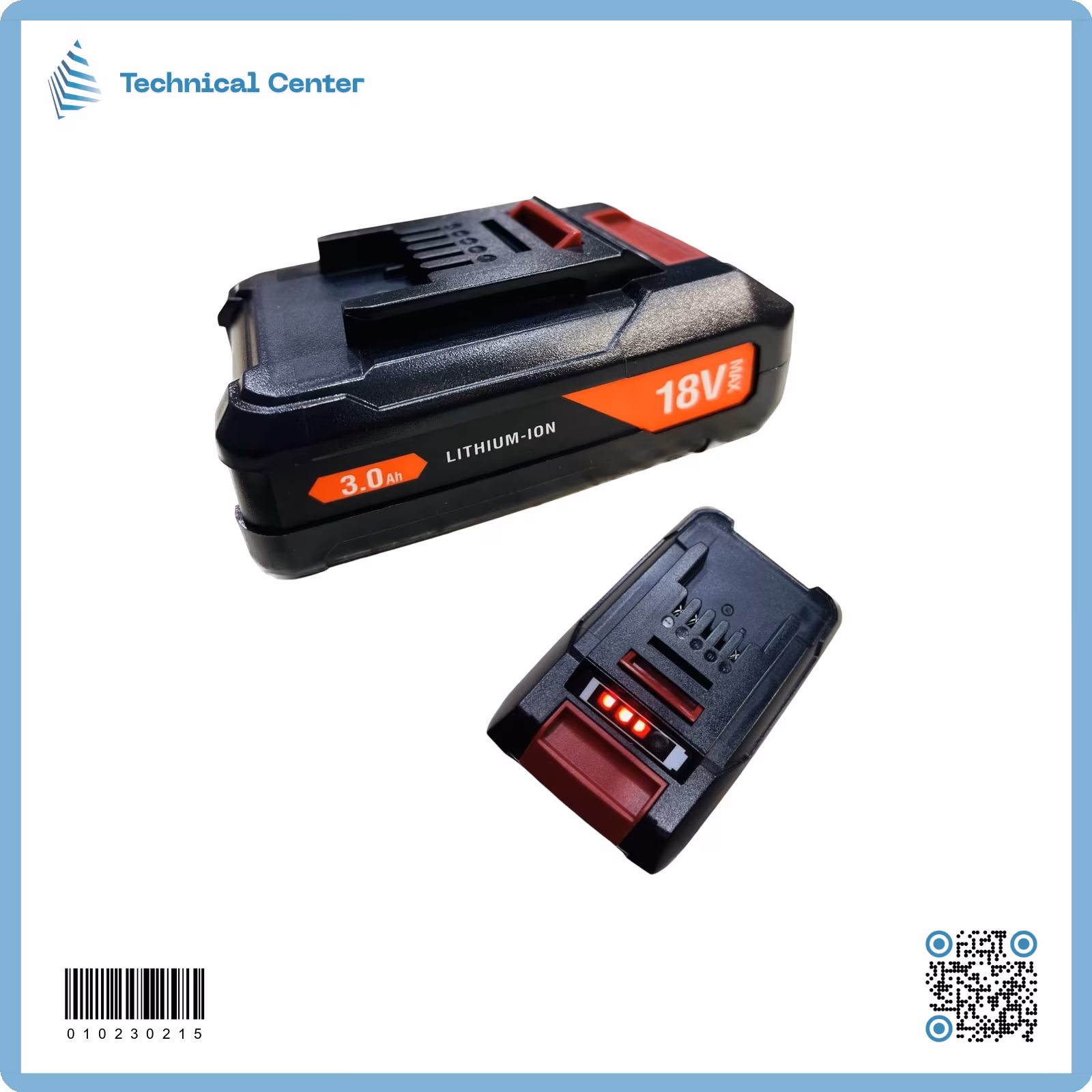 بطارية شحن دريل3 شرح (18V-3000mAh)